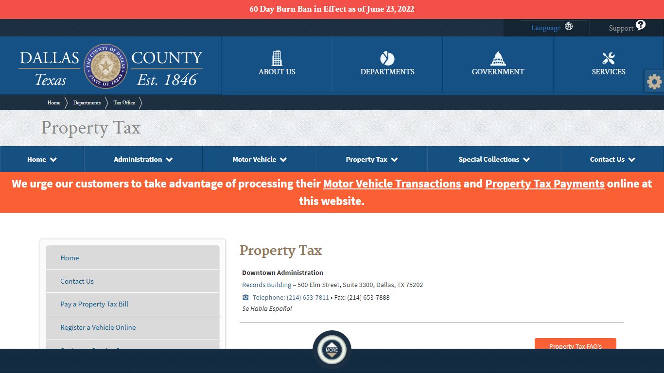 Tax Office | Property Tax - Dallas County